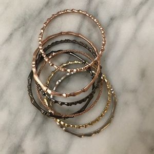 Kendra Scott Mixed Metal Bangle Set